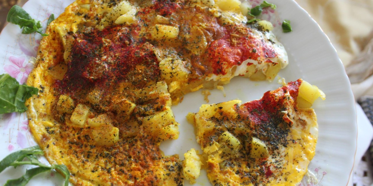 Zerdeçallı Sebzeli Omlet