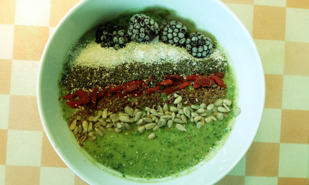 Süper Yeşil Smoothie Tabağı (Vegan,Glutensiz)